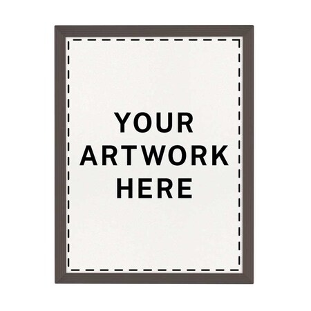 United Visual Products Drop-In Shadowbox, 12"x18", Cherry/Keylime UVSB1218-CHERRY-KEYLIME